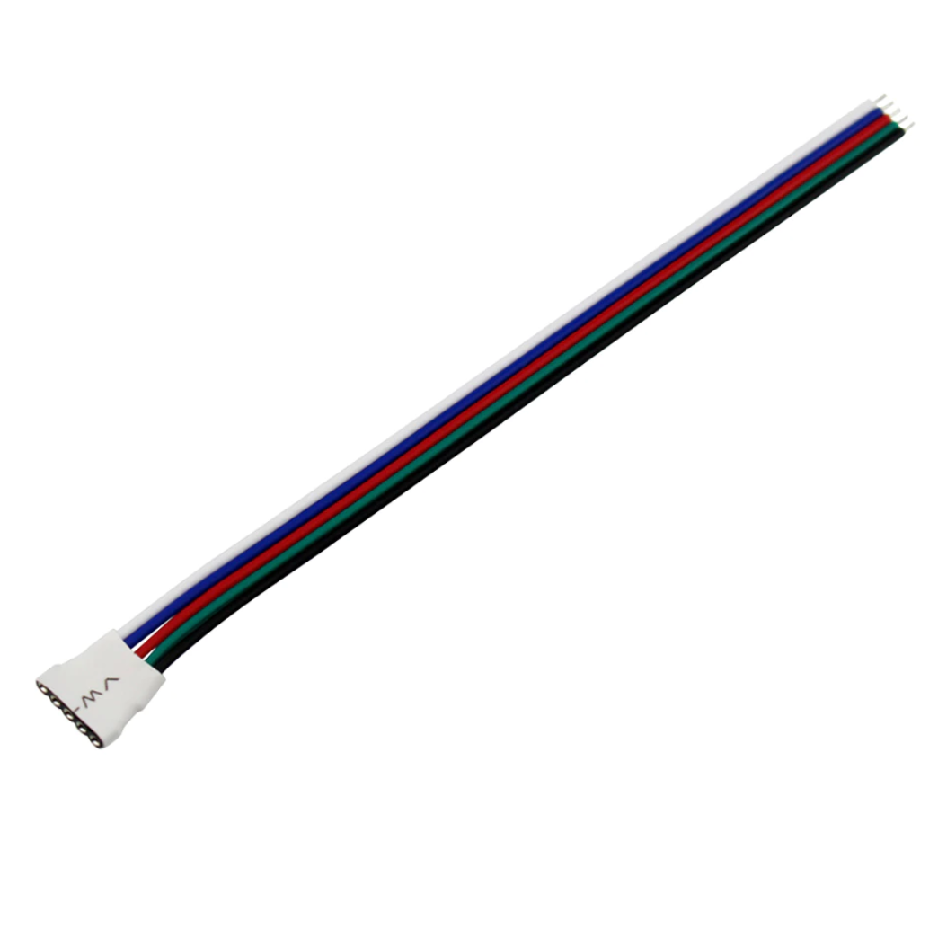 Raccord pour ruban LED RGBWW avec un câble de 15 cm 