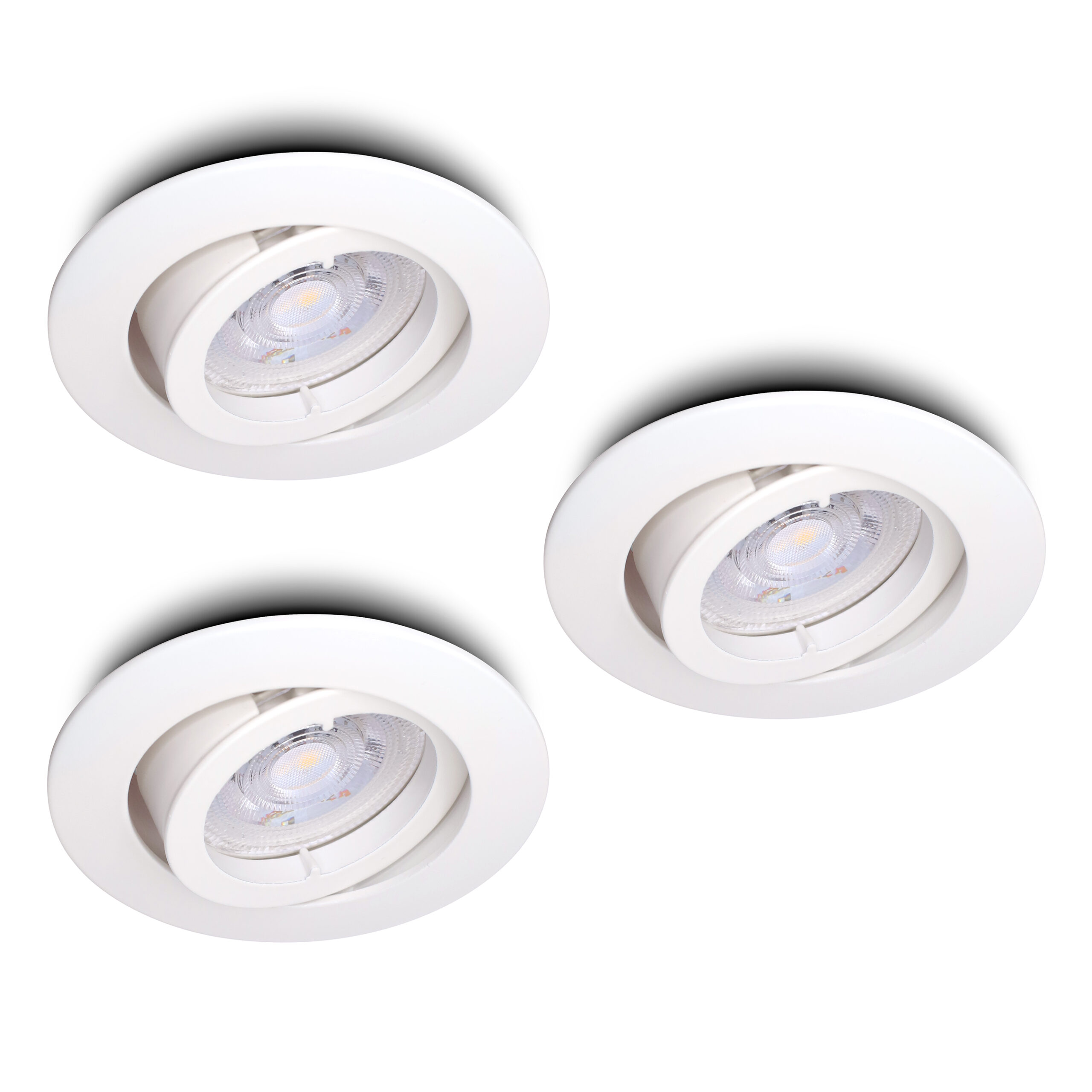 Mini Spot Lumineux LED avec Télécommande, Downlight à Intensité