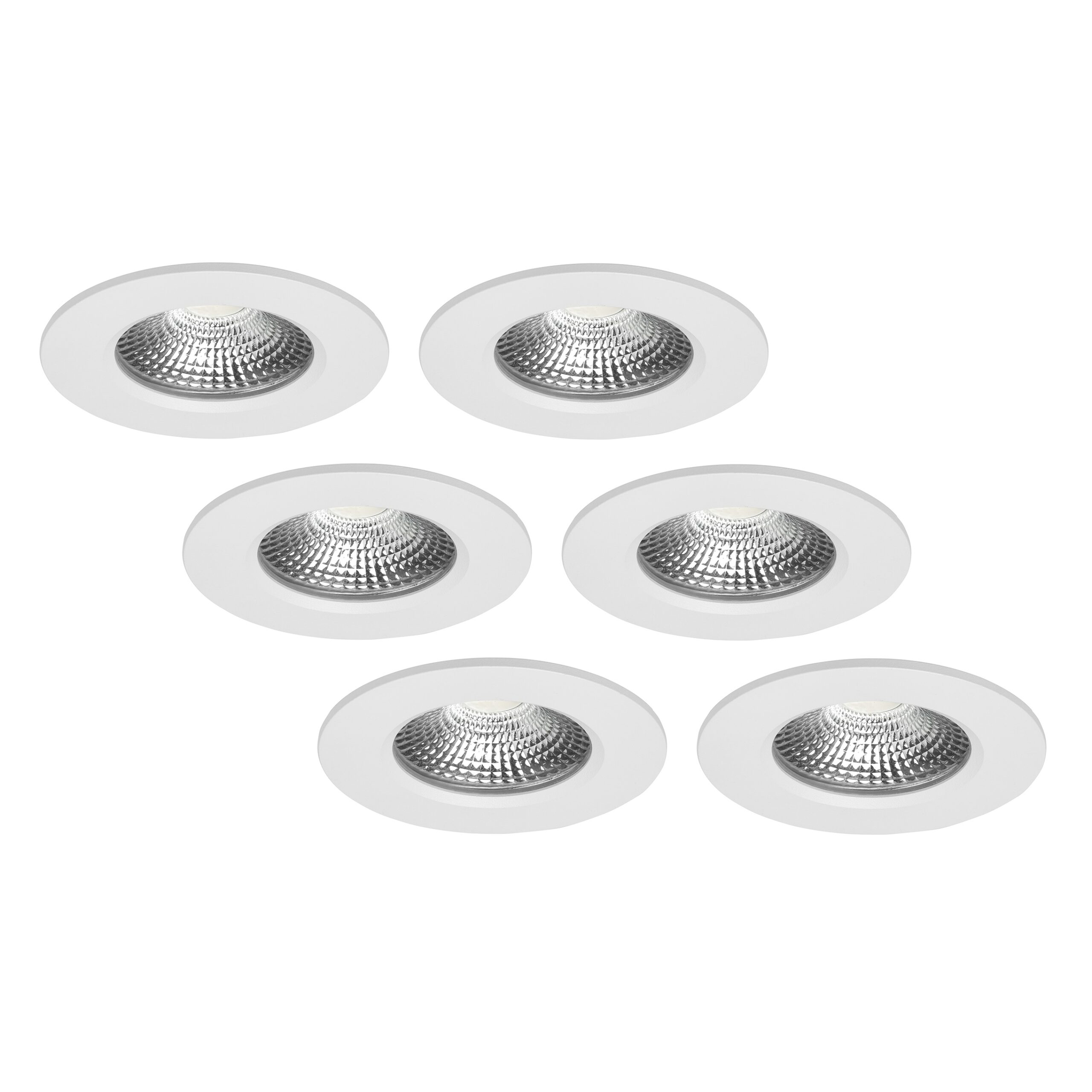 Set de 3 pièces Ultraflache LED Spots Encastrables, Ø 9 cm, 5 W