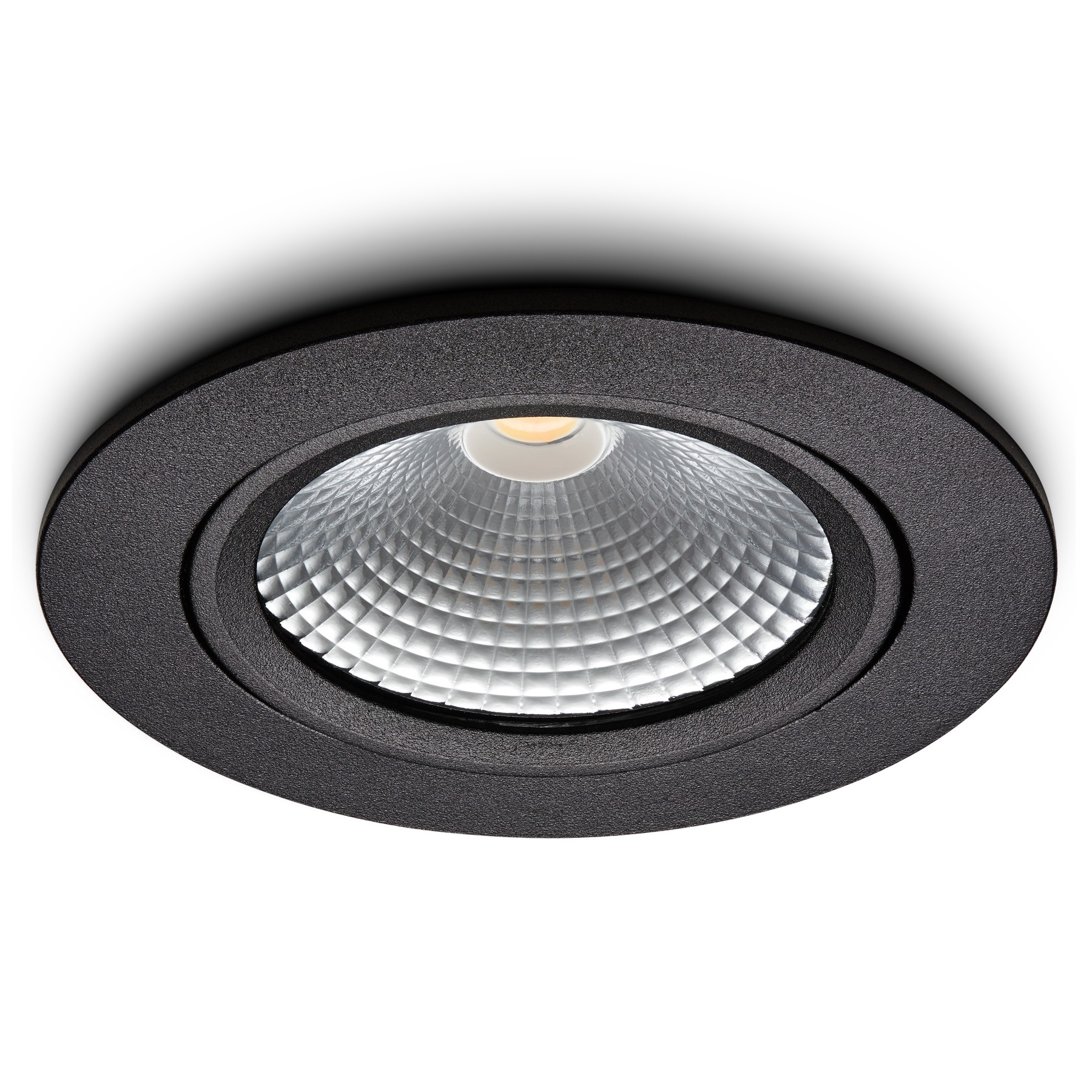acegoo Spot Encastrable 12V LED Extra Plat Noir Dimmable Trou 57
