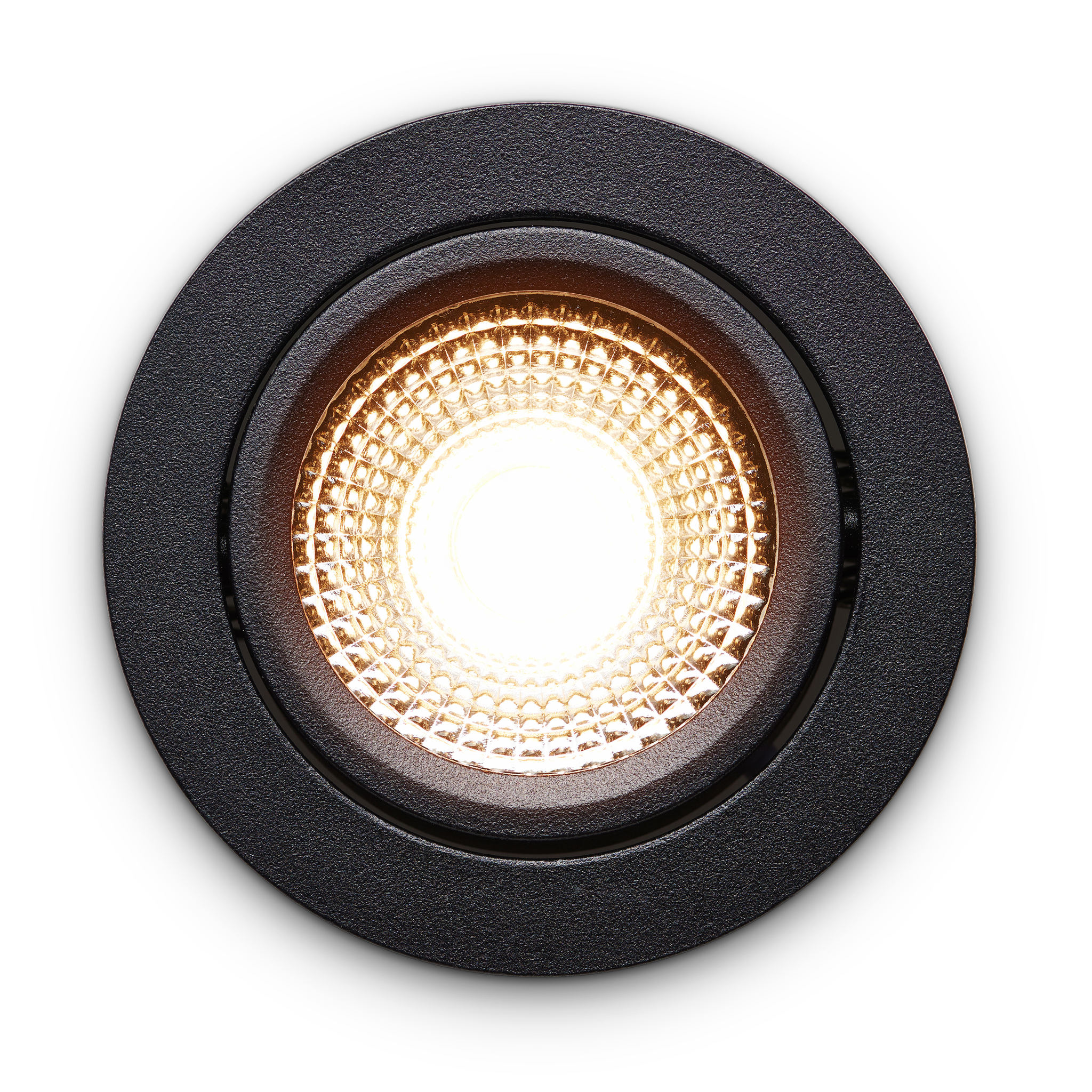 Spot encastrable LED Vivaro noir 3W dimmable IP54 