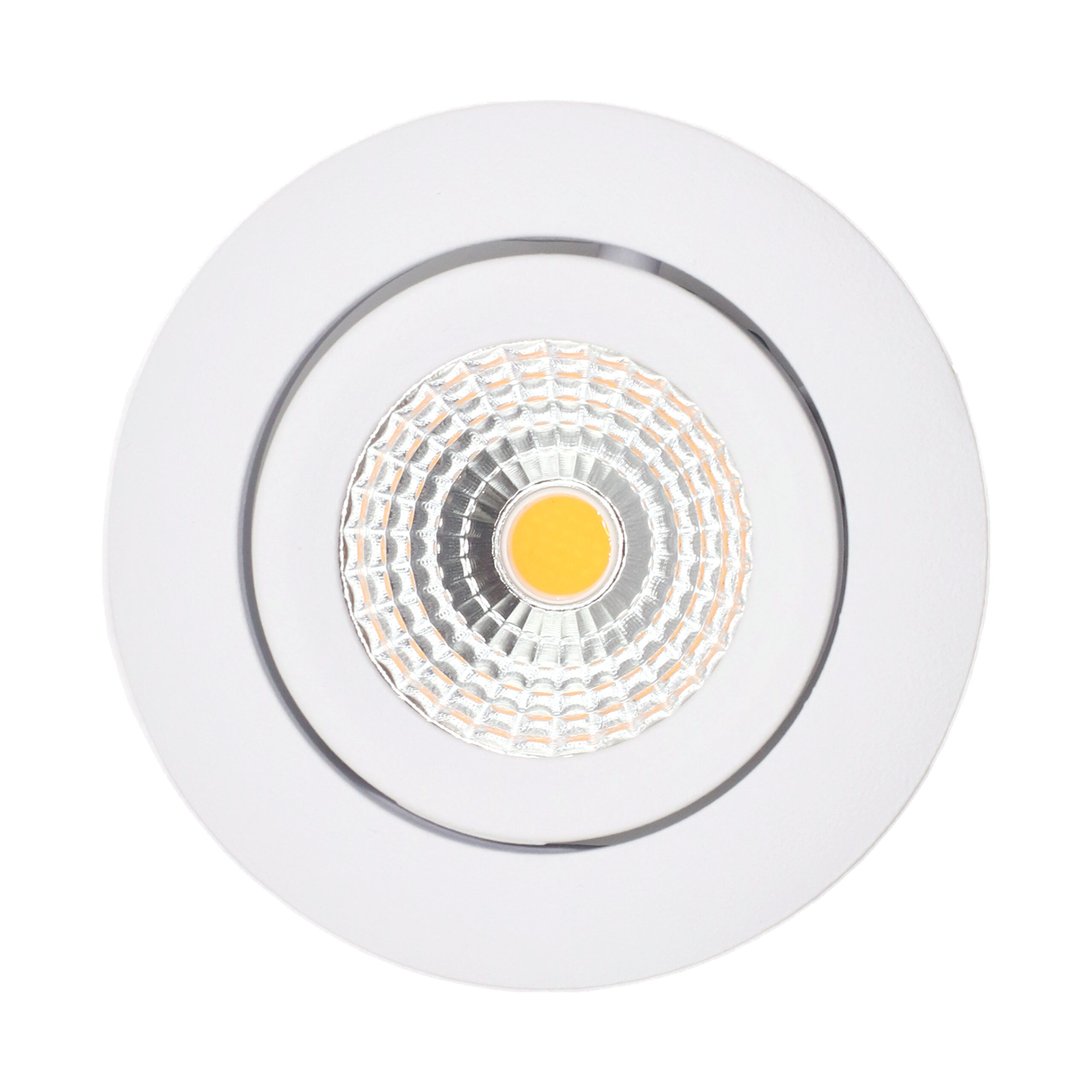 Lot de 10 Supports de plafond Spot Encastrable Blanc Fixe Perçage  encastrement 60 mm Support LED