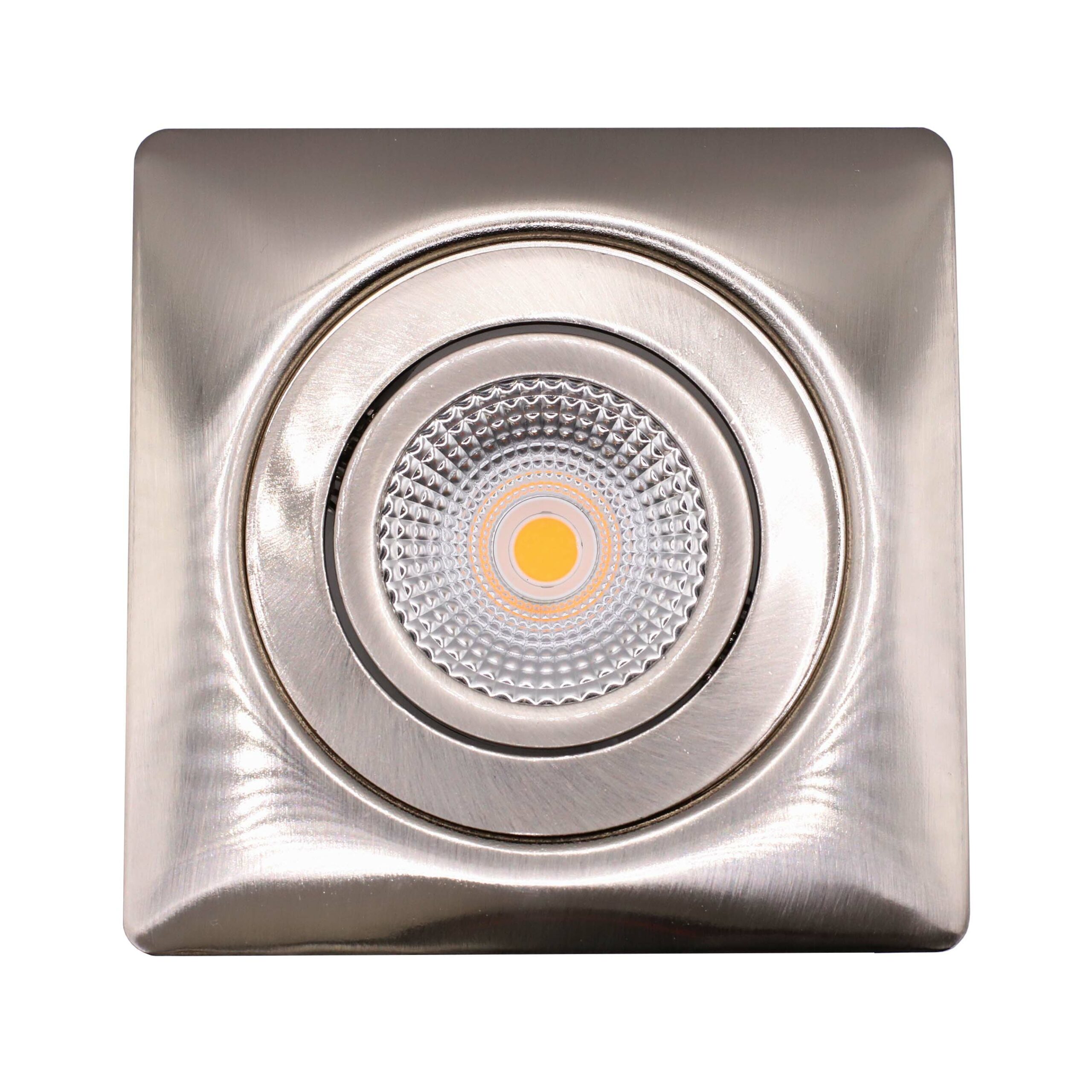 Spot encastrable LED Vivaro blanc 5W dimmable IP54 2700K plafond béton 