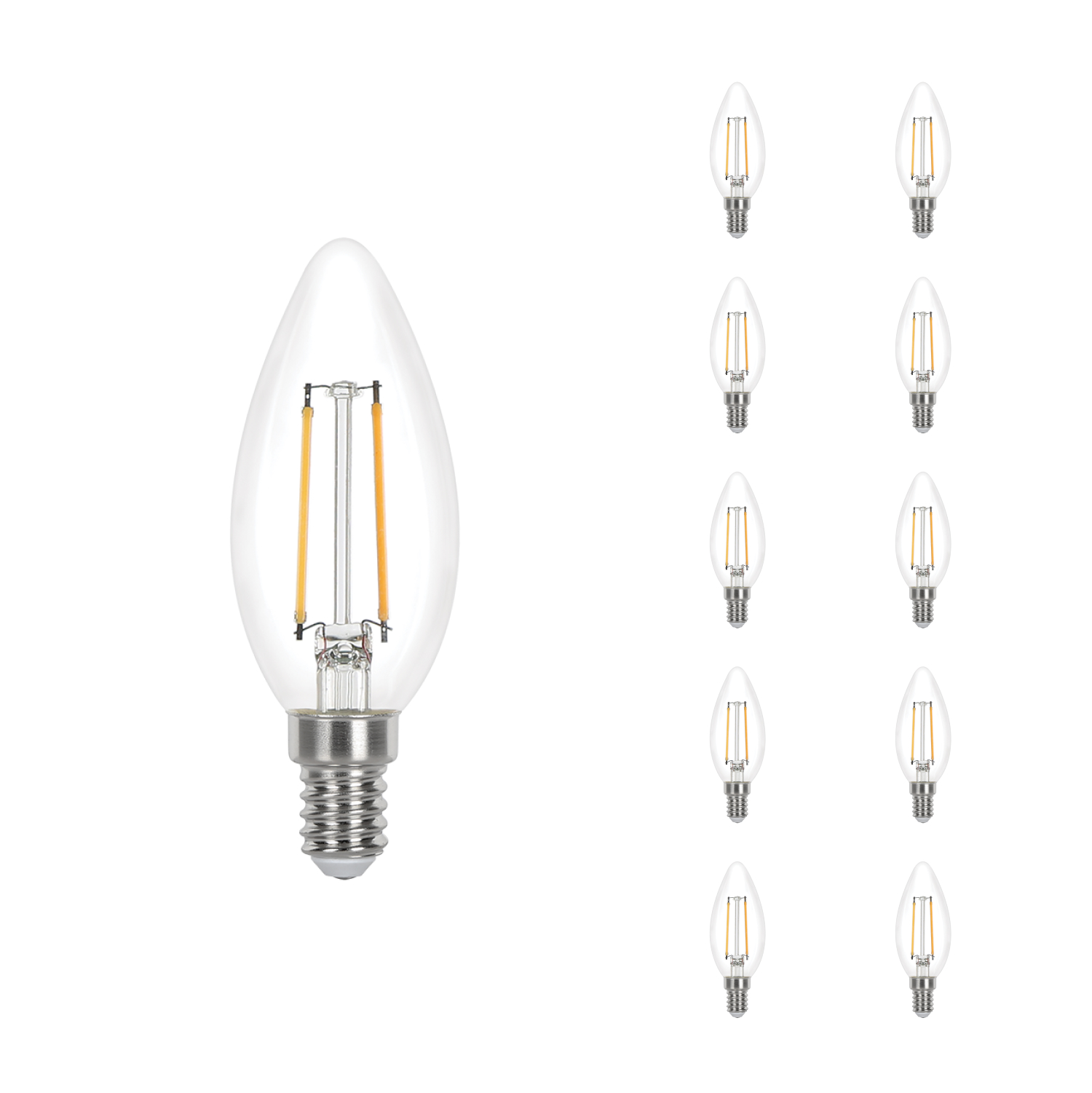 E14 B35 Ampoule à filament LED Castel 1.8 W 2700 K 