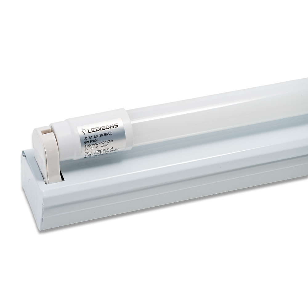 Support de tube LED 120 cm simple