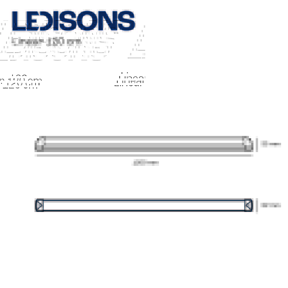 Lampe LED TL 120 cm Pro blanc chaud