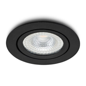 Spot LED encastré Vivaro noir 5 W driver interne
