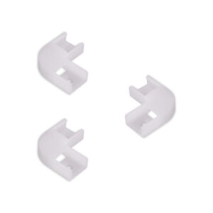 3x Connecteur d'angle en saillie de montage de profilé de ruban LED